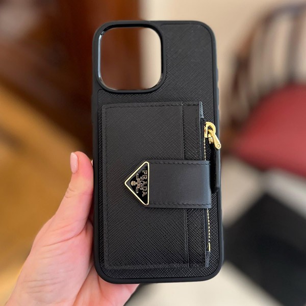 プラダ コピー カード収納付き♪iPhone16 & Pro & ProMax ケース 1ZH199