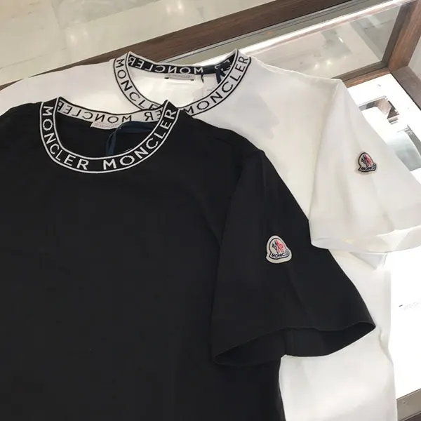 すぐ届く モンクレール ネックラインロゴTシャツ コピー☆3色 J10918C0002