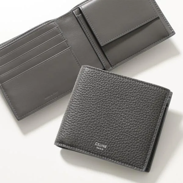 稀少 セリーヌ 二つ折り財布 コピー Bi-fold Wallet with Coin 10C873GTZ