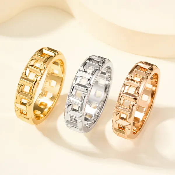 日本未入荷 ティファニー T トゥルー ナローリング 偽物 18K 3.5mm Tid07653