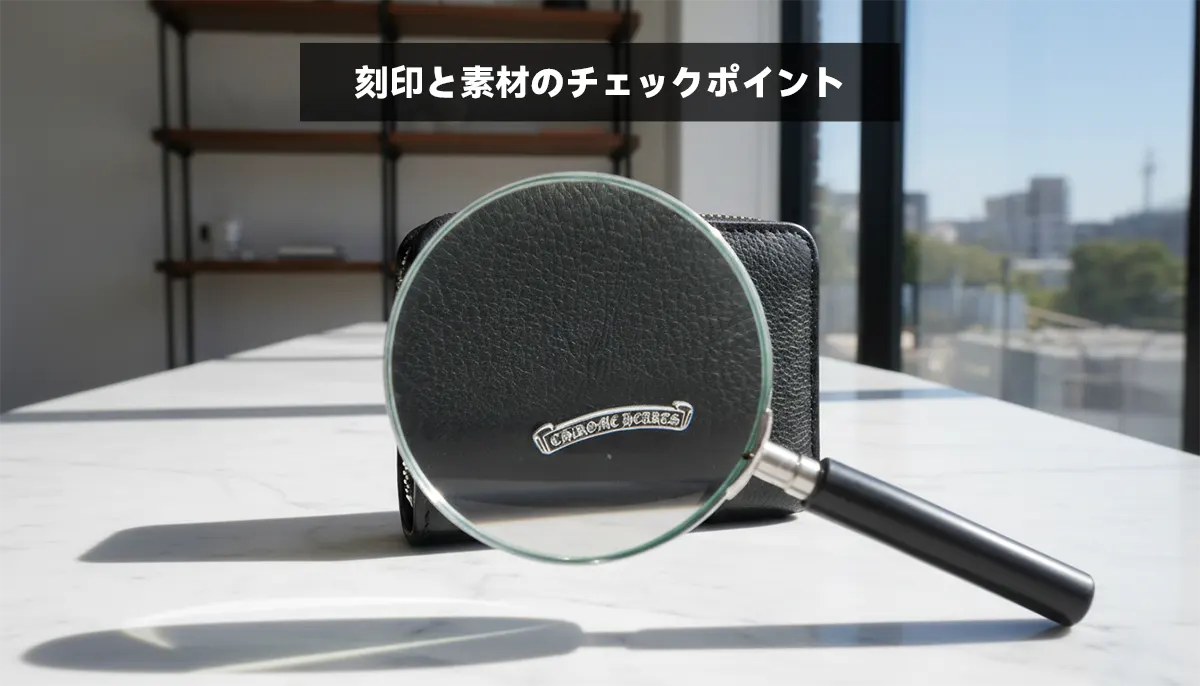 刻印と素材のチェックポイント