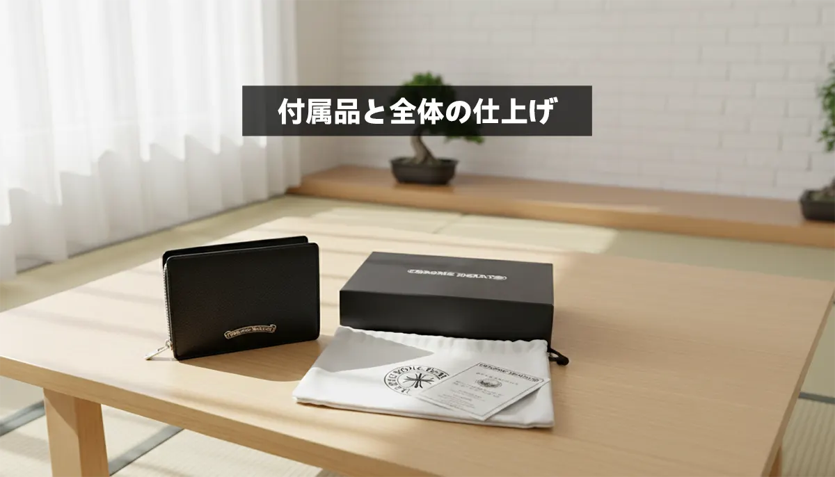 付属品と全体の仕上げ